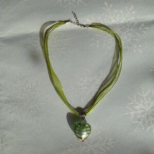 Glass HEART Necklace